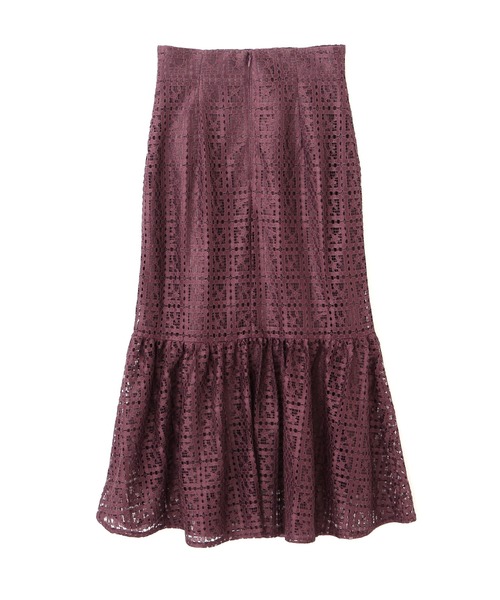 PROPORTION BODY DRESSING（プロポーションボディドレッシング）の「スクエアレースマーメイドスカート / 1212220805（スカート・レディース・パープル/ネイビー/グレー・SMALL/MEDIUM）」の22枚目の写真