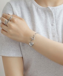 ANEMONE | メタルハートマンテルブレスレット(ブレスレット)