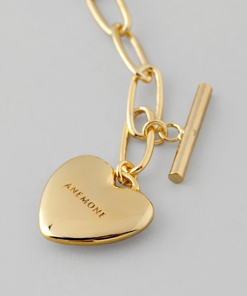 ANEMONE(アネモネ)の「メタルハートマンテルブレスレット(ブレスレット・レディース・シルバー/ゴールド・FREE)」の6枚目の写真