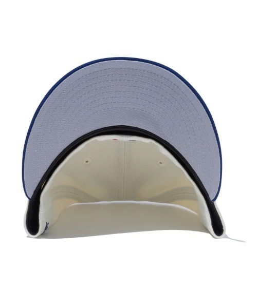 NEW ERA（ニューエラ）の「NEW ERA/ニューエラ キャップ LP59FIFTY MLB 2-Tone ロサンゼルス・ドジャース クロームホワイト ダークロイヤルバイザー 13327782（キャップ・メンズ・ホワイト×ブルー・7 3/8/7 1/4/7 1/2/7/7 1/8）」の6枚目の写真