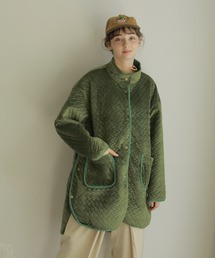 onetome | ベロアキルティングジャケット(ブルゾン)