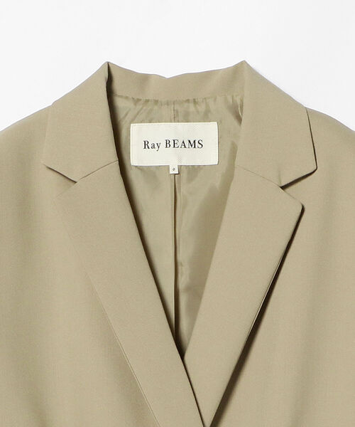 Ray BEAMS（レイビームス）の「Ray BEAMS / ノースリーブ 4ボタン ダブル ジャケット（ベスト・レディース・ダークブラウン/ベージュ・0/1）」の15枚目の写真