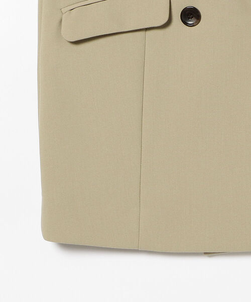 Ray BEAMS（レイビームス）の「Ray BEAMS / ノースリーブ 4ボタン ダブル ジャケット（ベスト・レディース・ダークブラウン/ベージュ・0/1）」の16枚目の写真