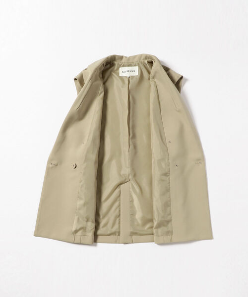 Ray BEAMS（レイビームス）の「Ray BEAMS / ノースリーブ 4ボタン ダブル ジャケット（ベスト・レディース・ダークブラウン/ベージュ・0/1）」の17枚目の写真