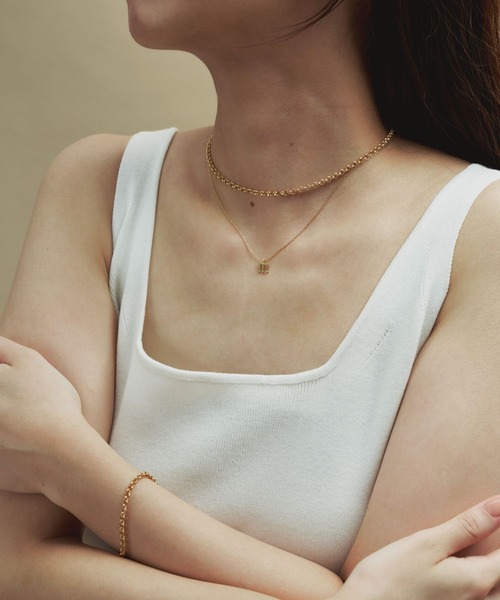 A part by（アパートバイ）の「【一部店舗限定・シルバー925シリーズ】silver925_チェーンネックレス  163458（ネックレス・レディース・シルバー/ゴールド・FREE）」の4枚目の写真