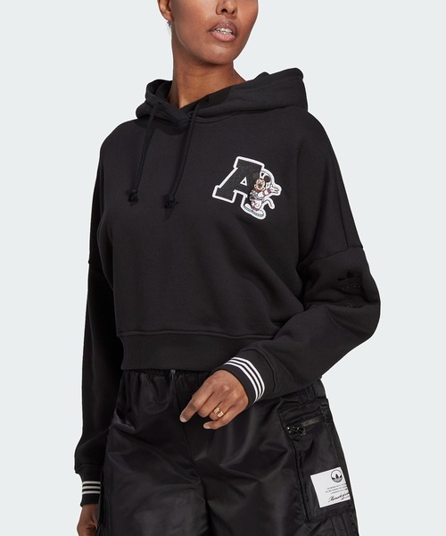 adidas（アディダス）の「ショート ディズニー パーカー / アディダスオリジナルス（レディース）（パーカー・レディース・ホワイト/ブラック・SMALL/LARGE/MEDIUM/X-LARGE/XX-LARGE/X-SMALL）」の18枚目の写真