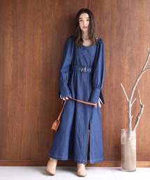 one after another NICE CLAUP | ベルトセットロングワンピース(ワンピース)