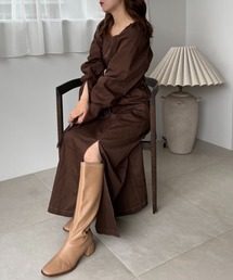 one after another NICE CLAUP | ベルトセットロングワンピース(ワンピース)