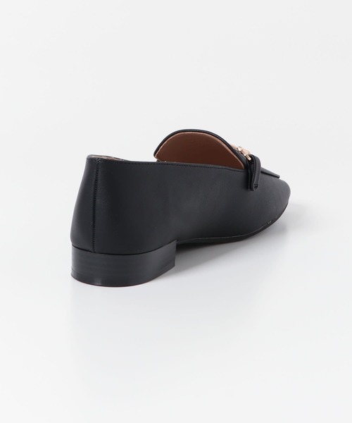 フェイクレザービットローファー