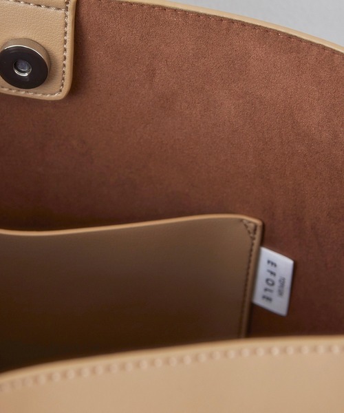 TOPKAPI EFOLE(トプカピエフォル)の「【EFOLE】 【インフルエンサーyui×EFOLE コラボ】ワンハンドル トートバッグ(ショルダーバッグ・レディース・ブラウン/ベージュ・FREE)」の21枚目の写真