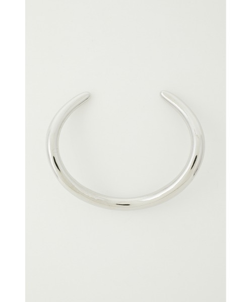 AZUL by moussy(アズールバイマウジー)の「NUANCE CURVE METAL BANGLE/ニュアンスカーブメタルバングル(ブレスレット・レディース・シルバー/ゴールド系その他・FREE)」の4枚目の写真