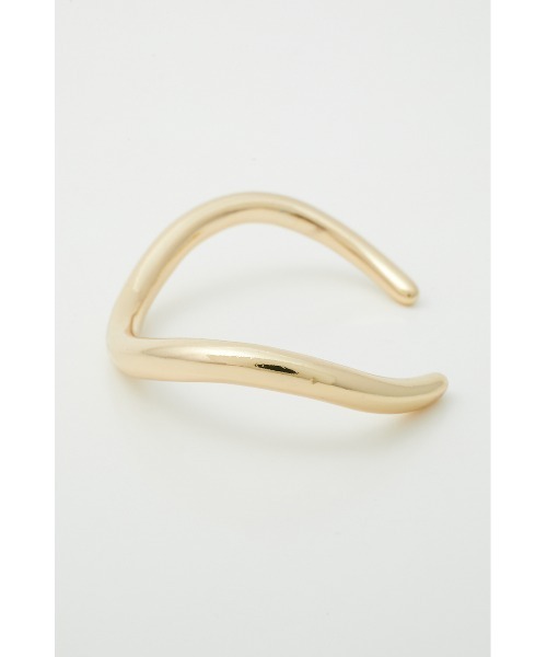 AZUL by moussy(アズールバイマウジー)の「NUANCE CURVE METAL BANGLE/ニュアンスカーブメタルバングル(ブレスレット・レディース・シルバー/ゴールド系その他・FREE)」の11枚目の写真