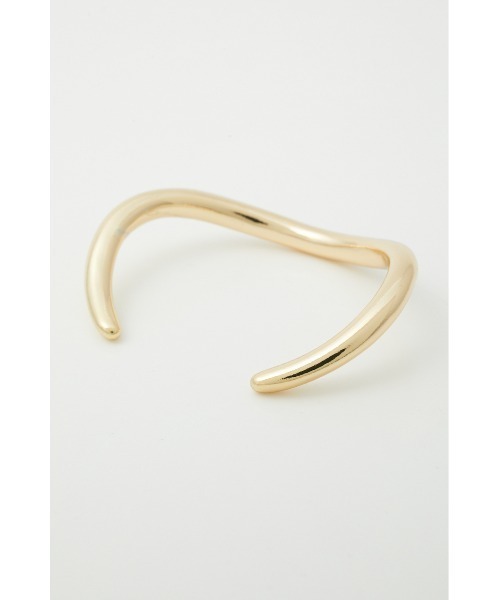 AZUL by moussy(アズールバイマウジー)の「NUANCE CURVE METAL BANGLE/ニュアンスカーブメタルバングル(ブレスレット・レディース・シルバー/ゴールド系その他・FREE)」の12枚目の写真