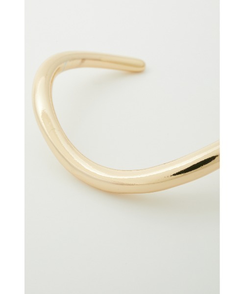 AZUL by moussy(アズールバイマウジー)の「NUANCE CURVE METAL BANGLE/ニュアンスカーブメタルバングル(ブレスレット・レディース・シルバー/ゴールド系その他・FREE)」の13枚目の写真