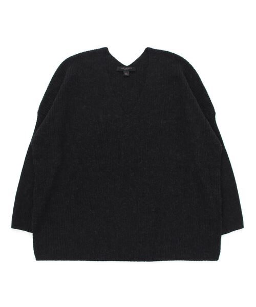 ALLSAINTS（オールセインツ）の「RHODA V-NECK JUMPER | RHODA Vネック ニット・セーター（ニット/セーター・レディース・ブラック・XS/S/M）」の4枚目の写真