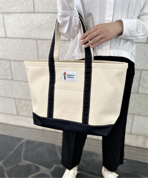 PARROTT CANVAS（パロットキャンバス）の「PARROTT CANVAS/パロットキャンバス　グリーンビルクラシックトート　ミディアム（トートバッグ・メンズ・ライトブルー/ネイビー/レッド/オリーブ/イエロー/オレンジ/ブルー/その他/マスタード/ピンク・ONE SIZE/FREE）」の3枚目の写真