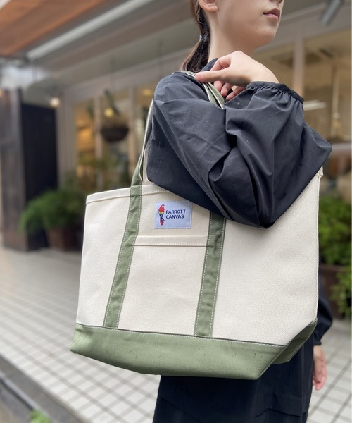 PARROTT CANVAS（パロットキャンバス）の「PARROTT CANVAS/パロットキャンバス　グリーンビルクラシックトート　ミディアム（トートバッグ・メンズ・ライトブルー/ネイビー/レッド/オリーブ/イエロー/オレンジ/ブルー/その他/マスタード/ピンク・ONE SIZE/FREE）」の14枚目の写真