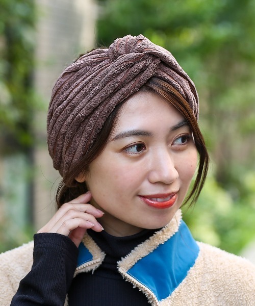 チチカカ（チチカカ）の「コーデュロイヘアバンド（ヘアバンド・レディース・ブラック/グリーン/ブラウン・FREE）」の3枚目の写真