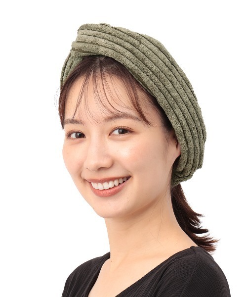 チチカカ（チチカカ）の「コーデュロイヘアバンド（ヘアバンド・レディース・ブラック/グリーン/ブラウン・FREE）」の14枚目の写真