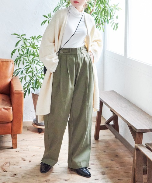 Isn't She?(イズントシー)の「ニットロングカーディガン(カーディガン/ボレロ・レディース・アイボリー・FREE)」の5枚目の写真