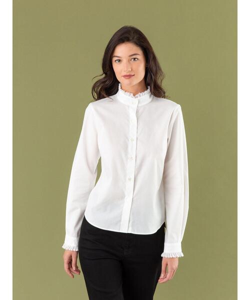 agnes b.（アニエスベー）の「UBL1 CHEMISE AYUMI ブラウス（シャツ/ブラウス・レディース・ホワイト・40/38/42/36）」の8枚目の写真