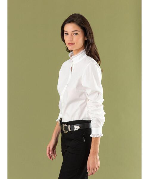 agnes b.（アニエスベー）の「UBL1 CHEMISE AYUMI ブラウス（シャツ/ブラウス・レディース・ホワイト・40/38/42/36）」の9枚目の写真