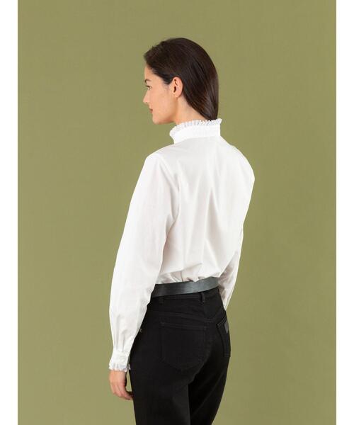 agnes b.（アニエスベー）の「UBL1 CHEMISE AYUMI ブラウス（シャツ/ブラウス・レディース・ホワイト・40/38/42/36）」の10枚目の写真