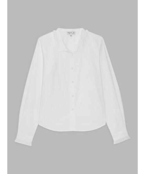 agnes b.（アニエスベー）の「UBL1 CHEMISE AYUMI ブラウス（シャツ/ブラウス・レディース・ホワイト・40/38/42/36）」の11枚目の写真