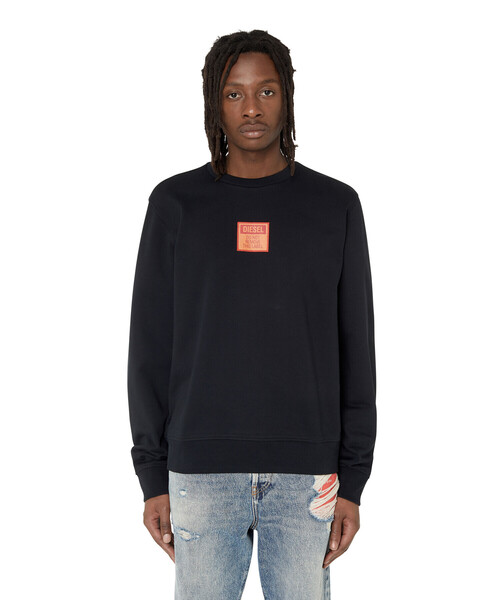 DIESEL(ディーゼル)の「メンズ スウェット パッチデザイン(スウェット・メンズ・ホワイト/グレー/ブラック・X-LARGE/X-SMALL/XX-LARGE/SMALL/XXX-LARGE/LARGE/MEDIUM)」の12枚目の写真