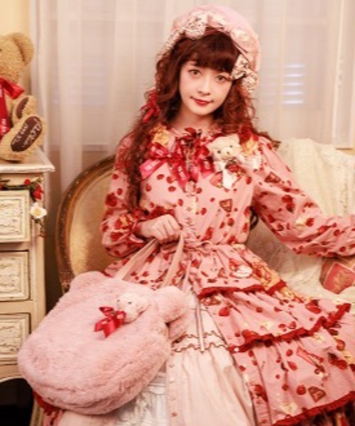 PINK HOUSE(ピンクハウス)の「【PINK HOUSE×misako aoki】クマバッグ(トートバッグ・レディース・ピンク/アイボリー/キャメル・フリー)」の4枚目の写真