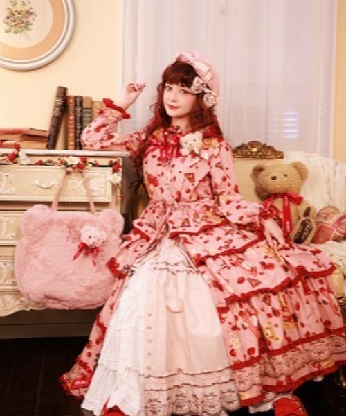 PINK HOUSE(ピンクハウス)の「【PINK HOUSE×misako aoki】クマバッグ(トートバッグ・レディース・ピンク/アイボリー/キャメル・フリー)」の5枚目の写真