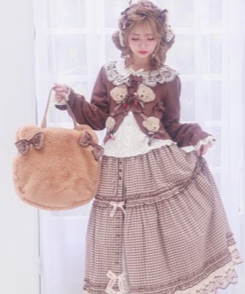 PINK HOUSE(ピンクハウス)の「【PINK HOUSE×misako aoki】クマバッグ(トートバッグ・レディース・ピンク/アイボリー/キャメル・フリー)」の9枚目の写真