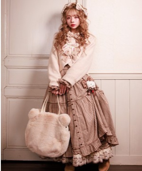 PINK HOUSE(ピンクハウス)の「【PINK HOUSE×misako aoki】クマバッグ(トートバッグ・レディース・ピンク/アイボリー/キャメル・フリー)」の10枚目の写真