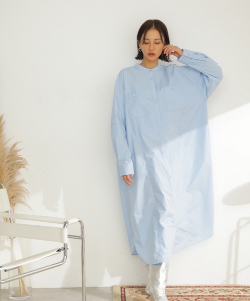 シェーヌダンクルボタンがポイント\tHermes\tシャツワンピース HERMESのフリマアイテム一覧