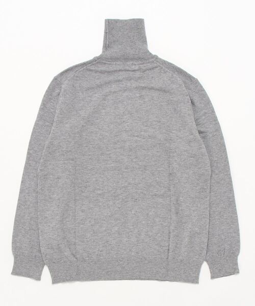 Salt&Pepper（ソルトアンドペッパー）の「【Salt&Pepper】タートルニット（ニット/セーター・メンズ・グレー/オフホワイト/ブラック・M/L/XL）」の4枚目の写真