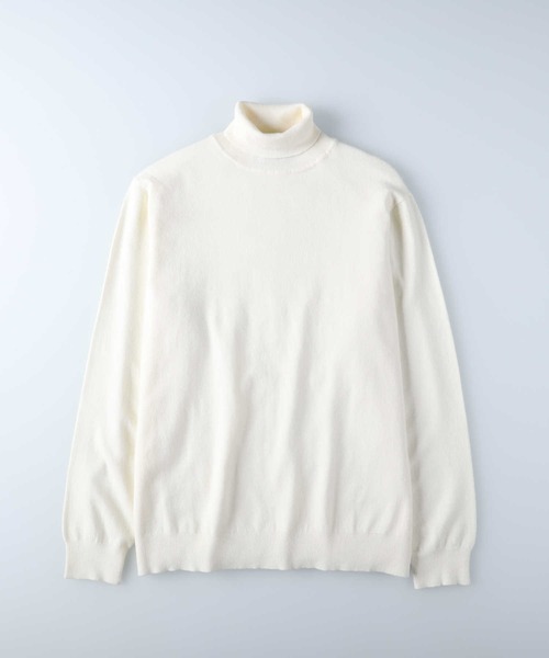 Salt&Pepper（ソルトアンドペッパー）の「【Salt&Pepper】タートルニット（ニット/セーター・メンズ・グレー/オフホワイト/ブラック・M/L/XL）」の5枚目の写真