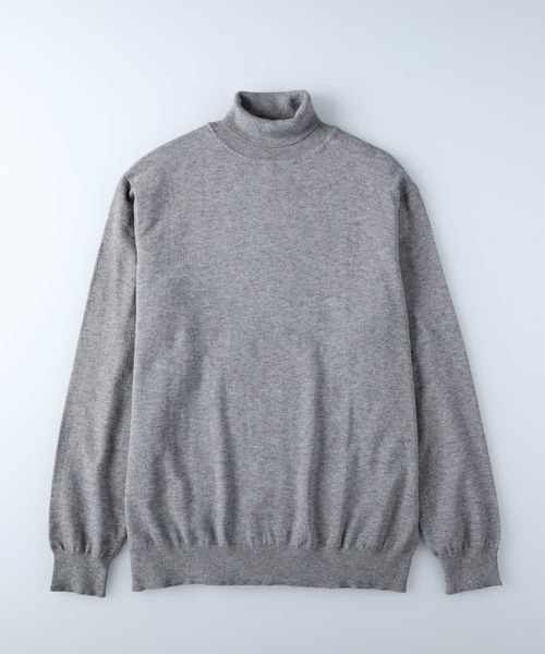 Salt&Pepper（ソルトアンドペッパー）の「【Salt&Pepper】タートルニット（ニット/セーター・メンズ・グレー/オフホワイト/ブラック・M/L/XL）」の12枚目の写真