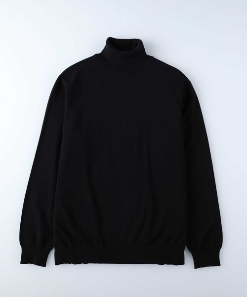 Salt&Pepper（ソルトアンドペッパー）の「【Salt&Pepper】タートルニット（ニット/セーター・メンズ・グレー/オフホワイト/ブラック・M/L/XL）」の14枚目の写真