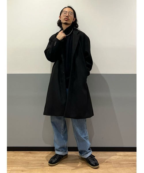 Salt&Pepper（ソルトアンドペッパー）の「【Salt&Pepper】タートルニット（ニット/セーター・メンズ・グレー/オフホワイト/ブラック・M/L/XL）」の16枚目の写真