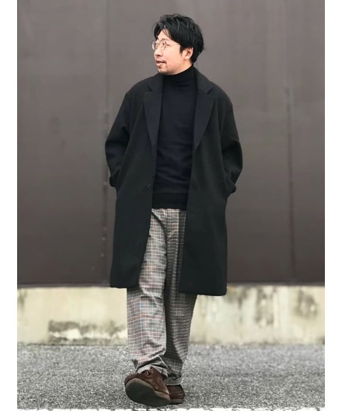 Salt&Pepper（ソルトアンドペッパー）の「【Salt&Pepper】タートルニット（ニット/セーター・メンズ・グレー/オフホワイト/ブラック・M/L/XL）」の20枚目の写真