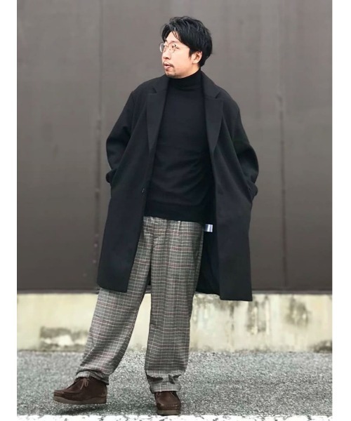 Salt&Pepper（ソルトアンドペッパー）の「【Salt&Pepper】タートルニット（ニット/セーター・メンズ・グレー/オフホワイト/ブラック・M/L/XL）」の22枚目の写真