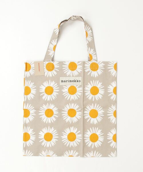 marimekko（マリメッコ）の「【MARIMADE】 fabric bag44x43（トートバッグ・レディース・ブルー系その他/ベージュ系その他/レッド系その他/オレンジ系その他/オレンジ/ブラック/ブラック×ホワイト/ブルー/ピンク系その他/レッド/ライラック/ライトブルー/グレー系その他2/ピンク系その他2/ブラック系その他/グレー系その他/ベージュ系その他2/グリーン系その他/ブラック系その他2/グリーン/ブラック系その他3/ベージュ系その他3/レッド系その他2/ダークオリーブ/ライトベージュ/イエロー系その他/ミント/グレー系その他3/ピンク系その他3/ブルー系その他2/ブラック系その他4/ライトグレー系/ワインレッド/ダークブルー/グリーン系その他2・FREE）」の9枚目の写真