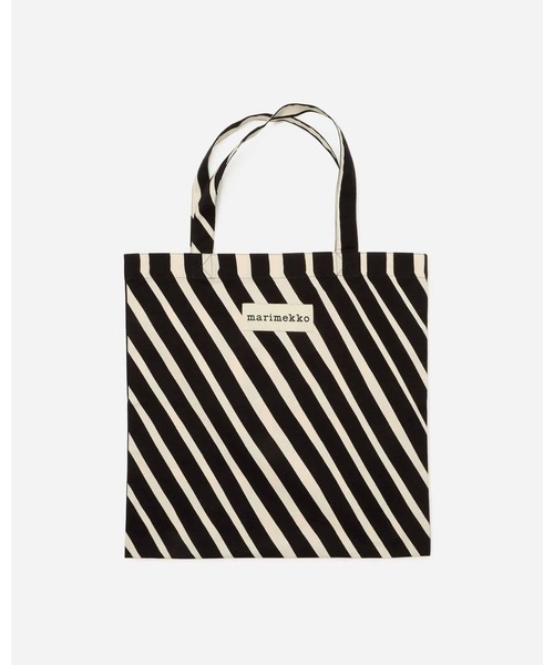 marimekko（マリメッコ）の「【MARIMADE】 fabric bag44x43（トートバッグ・レディース・ブルー系その他/ベージュ系その他/レッド系その他/オレンジ系その他/オレンジ/ブラック/ブラック×ホワイト/ブルー/ピンク系その他/レッド/ライラック/ライトブルー/グレー系その他2/ピンク系その他2/ブラック系その他/グレー系その他/ベージュ系その他2/グリーン系その他/ブラック系その他2/グリーン/ブラック系その他3/ベージュ系その他3/レッド系その他2/ダークオリーブ/ライトベージュ/イエロー系その他/ミント/グレー系その他3/ピンク系その他3/ブルー系その他2/ブラック系その他4/ライトグレー系/ワインレッド/ダークブルー/グリーン系その他2・FREE）」の2枚目の写真