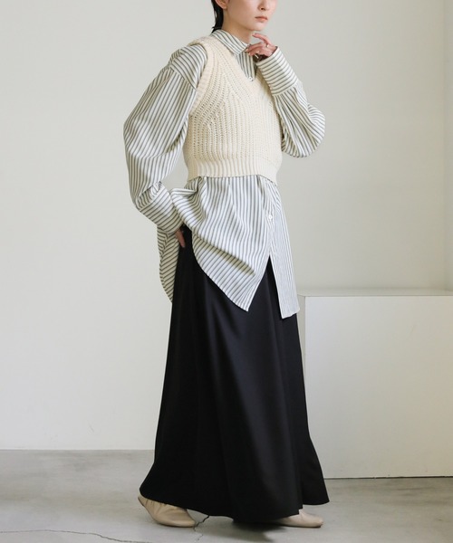 セール】フレアロングスカート（スカート）｜select MOCA（セレクト