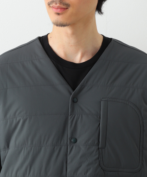 snow peak　スノーピーク　カーディガン　ライトダウン　アウター　グレーＬ Flexible Insulated Cardigan | snow peak(スノーピーク
