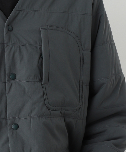 snow peak　スノーピーク　カーディガン　ライトダウン　アウター　グレーＬ Flexible Insulated Cardigan XL Black(SW-23AU00105BK