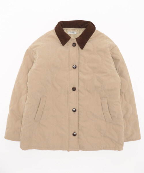 ECRIRE(エクリール)の「キルティングジャケット(ブルゾン・レディース・ベージュ/カーキ・M/L)」の13枚目の写真