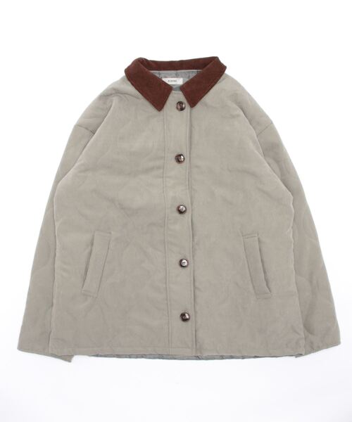 ECRIRE(エクリール)の「キルティングジャケット(ブルゾン・レディース・ベージュ/カーキ・M/L)」の12枚目の写真