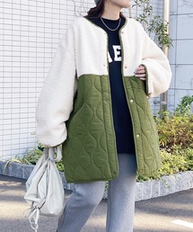 reca | マットタフタ×ボア切替 M65ショートコート(その他アウター)