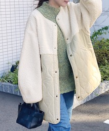 reca | マットタフタ×ボア切替 M65ショートコート(その他アウター)